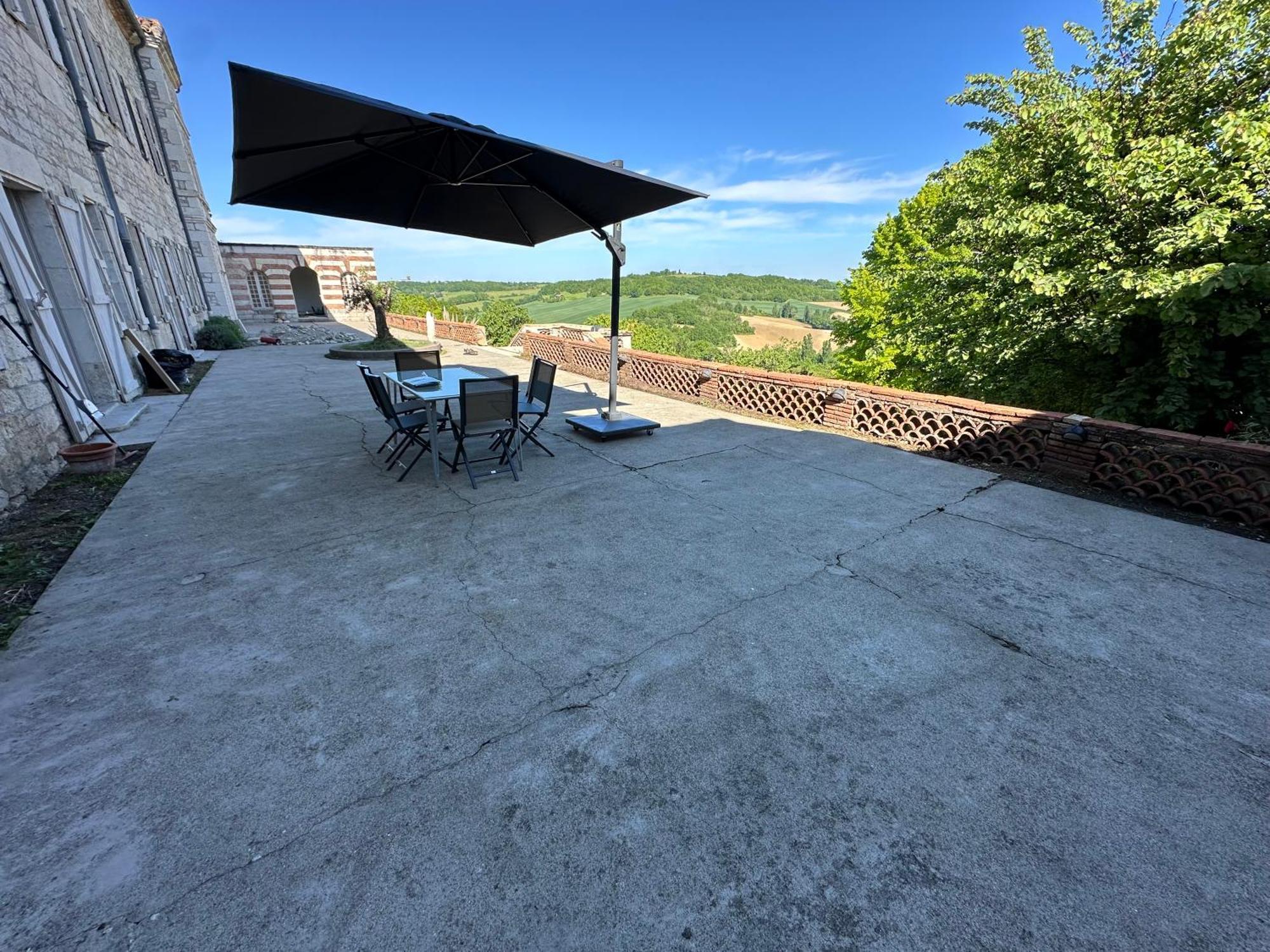Les Trois Terrasses Bed & Breakfast Montpezat-de-Quercy Bagian luar foto